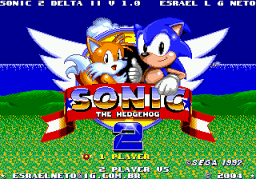 Sonic 2 Delta II Title Screen